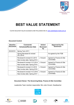 best value statement