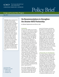 Six Recommendations to Strengthen the Ukraine