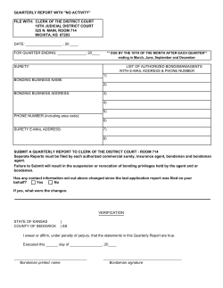agent. Has any contact information set out above changed since the