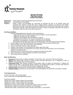 Monday thru Friday, 8:30am-2:30pm (30 hours/week)