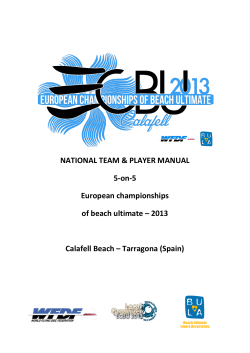 National Team and Player Manual