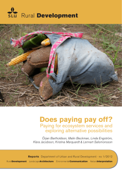 Does paying pay off? - Epsilon Open Archive