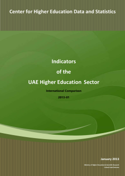 Indicators of Higher Education
