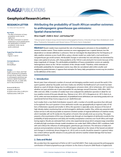 Attributing the probability of South African weather extremes to