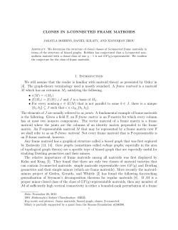 Clones in 3-Connected Frame Matroids.