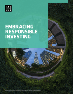 embracing responsible investing embracing responsible