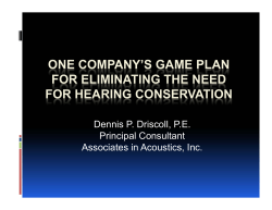 one company`s game plan for eliminating the need for hearing
