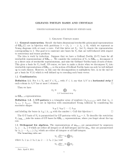 Gelfand-Tsetlin bases and crystals