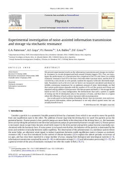 Physica A Experimental investigation of noise