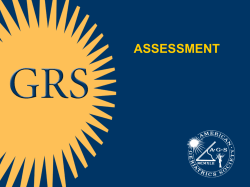 Assessment - Geriatrics Care Online