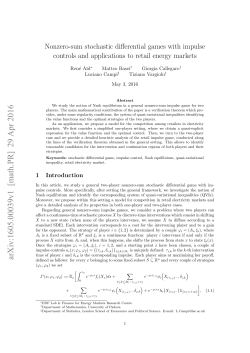 Nonzero-sum stochastic differential games with impulse controls