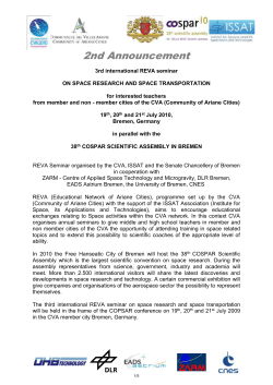 2nd announcement and registration form