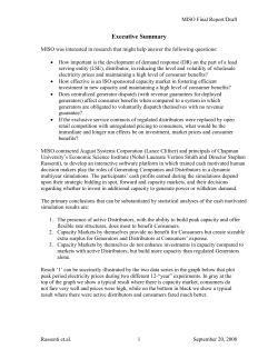 Interim Report MISO Research Project