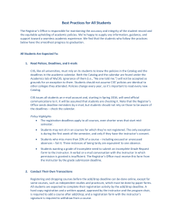 Three Best Practices