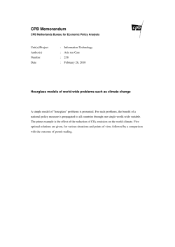 CPB Memorandum
