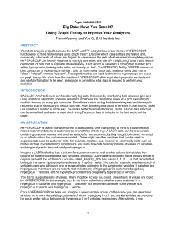 Big Data: Have You Seen It? Using Graph Theory to