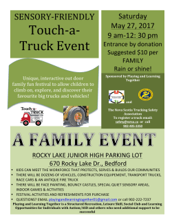 2017 May 27 TOUCH A TRUCK - Nova Scotia Trucking Safety