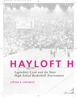 legendary Lynd and the state high school basketball