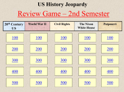 The Literature Review Game Show