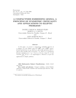 a compactness embedding lemma, a principle of