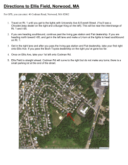 Directions to Ellis Field, Norwood, MA