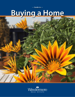 Guide to Buying A Home