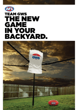 THE NEW GAME IN YOUR BACKYARD.