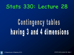 330.Lect28 - Department of Statistics