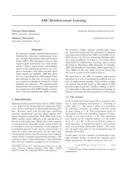 ABC Reinforcement Learning - JMLR Workshop and Conference
