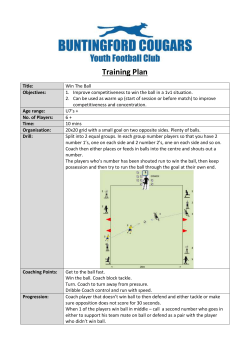 Drill Win the Ball U7s+