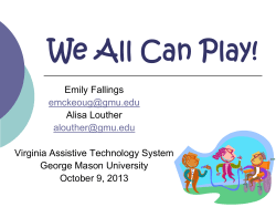 Intro to Adaptive Play-CTG2013