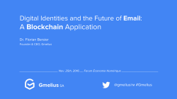 A Blockchain Application