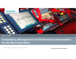 Competency Management and Performance