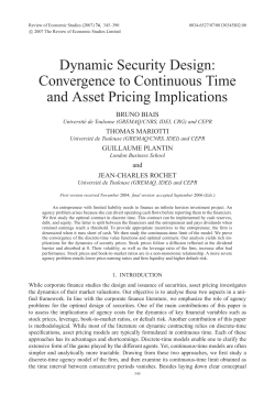 Convergence to Continuous Time and Asset Pricing