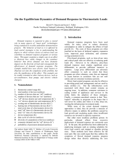 On the Equilibrium Dynamics of Demand Response in Thermostatic