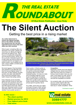 The Silent Auction