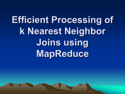 Efficient Processing of k Nearest Neighbor Joins using MapReduce