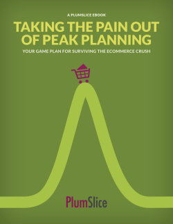 Taking the Pain out of Peak Planning: Your Game Plan for Surviving