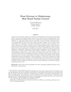 From Extreme to Mainstream: How Social Norms Unravel