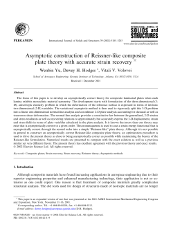 Asymptotic construction of Reissner-like composite plate theory with
