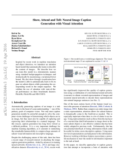 Show, Attend and Tell: Neural Image CaptionGeneration with