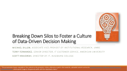 Breaking Down Silos to Foster a Culture of Data-Driven