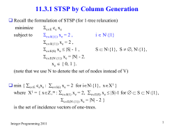 Linear Programming (Optimization)
