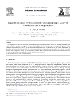 Equilibrium states for non-uniformly expanding
