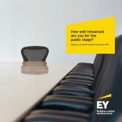 Steps to consider before issuing an IPO