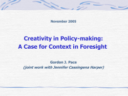 Towards a Foresight empowerment culture