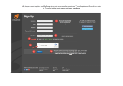 All players must register on Challonge to create a personal account