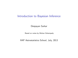 Introduction to Bayesian Inference
