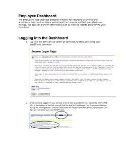 Employee View of the Time Sheet