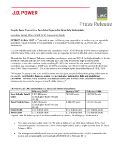 Despite Record Incentives, Auto Sales Expected